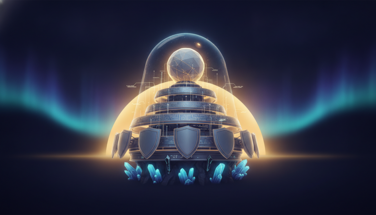 Aurora-style editorial cover illustrating: What Is Cardano (ADA)? A Research-First Blockchain