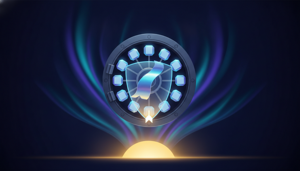 Aurora-style editorial cover illustrating: What Is a Seed Phrase, and How Do You Protect It?
