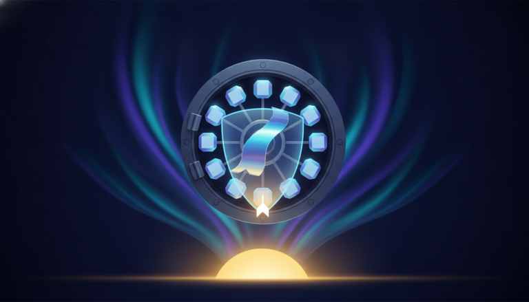 Aurora-style editorial cover illustrating: What Is a Seed Phrase, and How Do You Protect It?