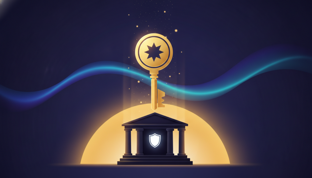 Aurora-style editorial cover illustrating: What Is a Spot Bitcoin ETF?