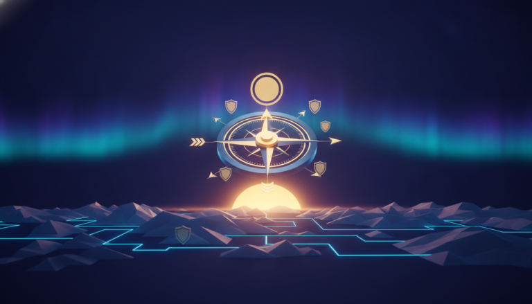 Aurora-style editorial cover illustrating: What Is an Altcoin? A Plain-English Map of the Market
