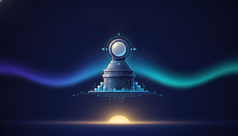 Aurora-style editorial cover illustrating: What Is Cardano (ADA)? A Research-First Blockchain